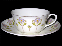 Doulton Art Nouveau style decoration 